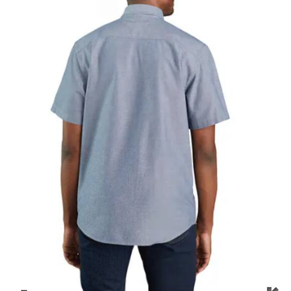 Carhartt Button Down Shirt Mens XL Loose Fit Workwear Chambray Midweight NWT - Picture 2 of 12